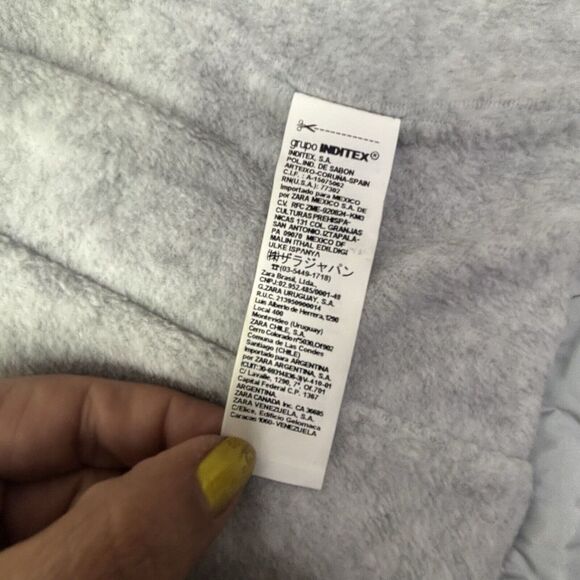 ZARA TRF WOMEN'S TAUPE CROPPED PUFFER VEST Medium Gray GUC‎ - Picture 6 of 10